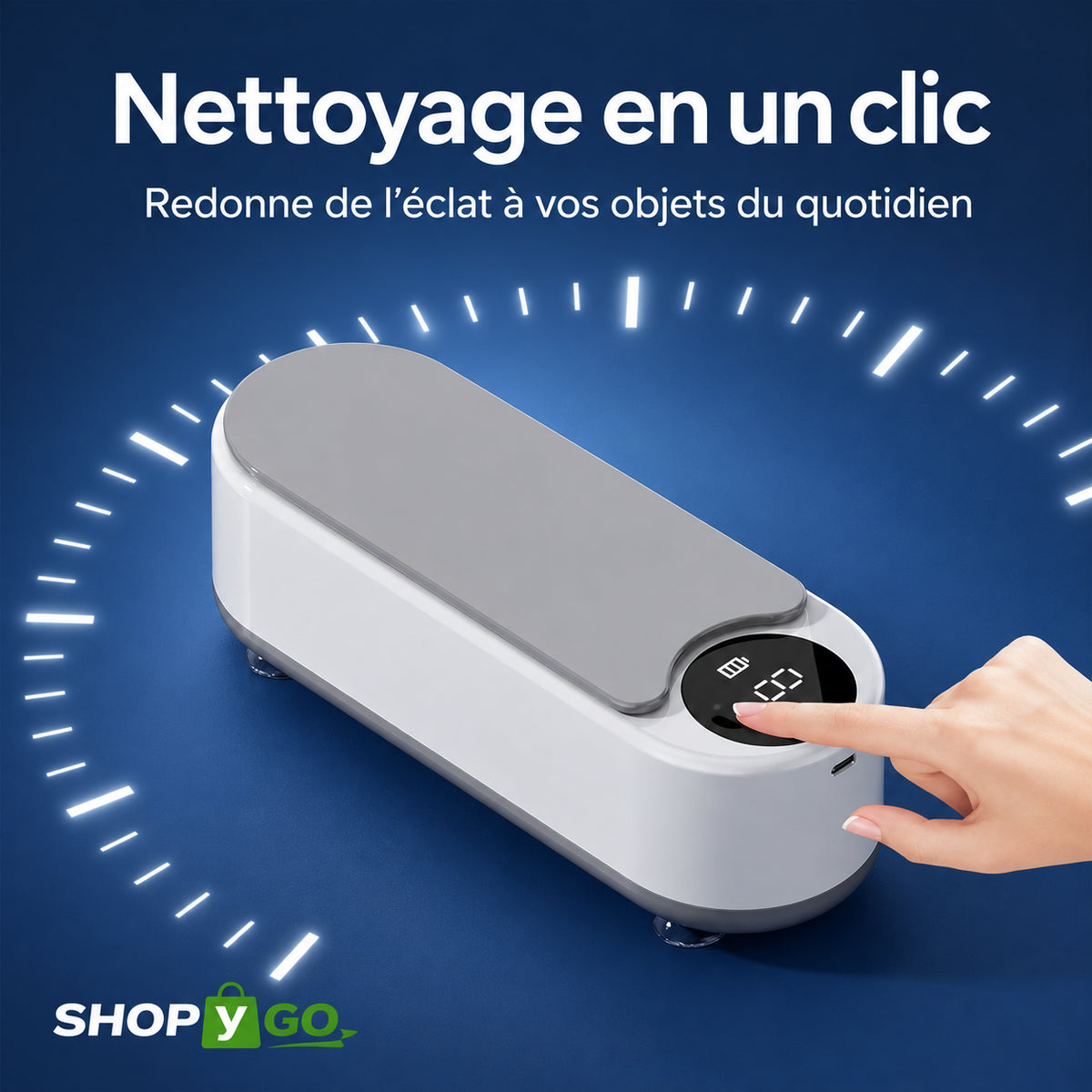 Nettoyeur à Ultrasons 450 ml Bijoux, Lunettes & Petits Accessoires
