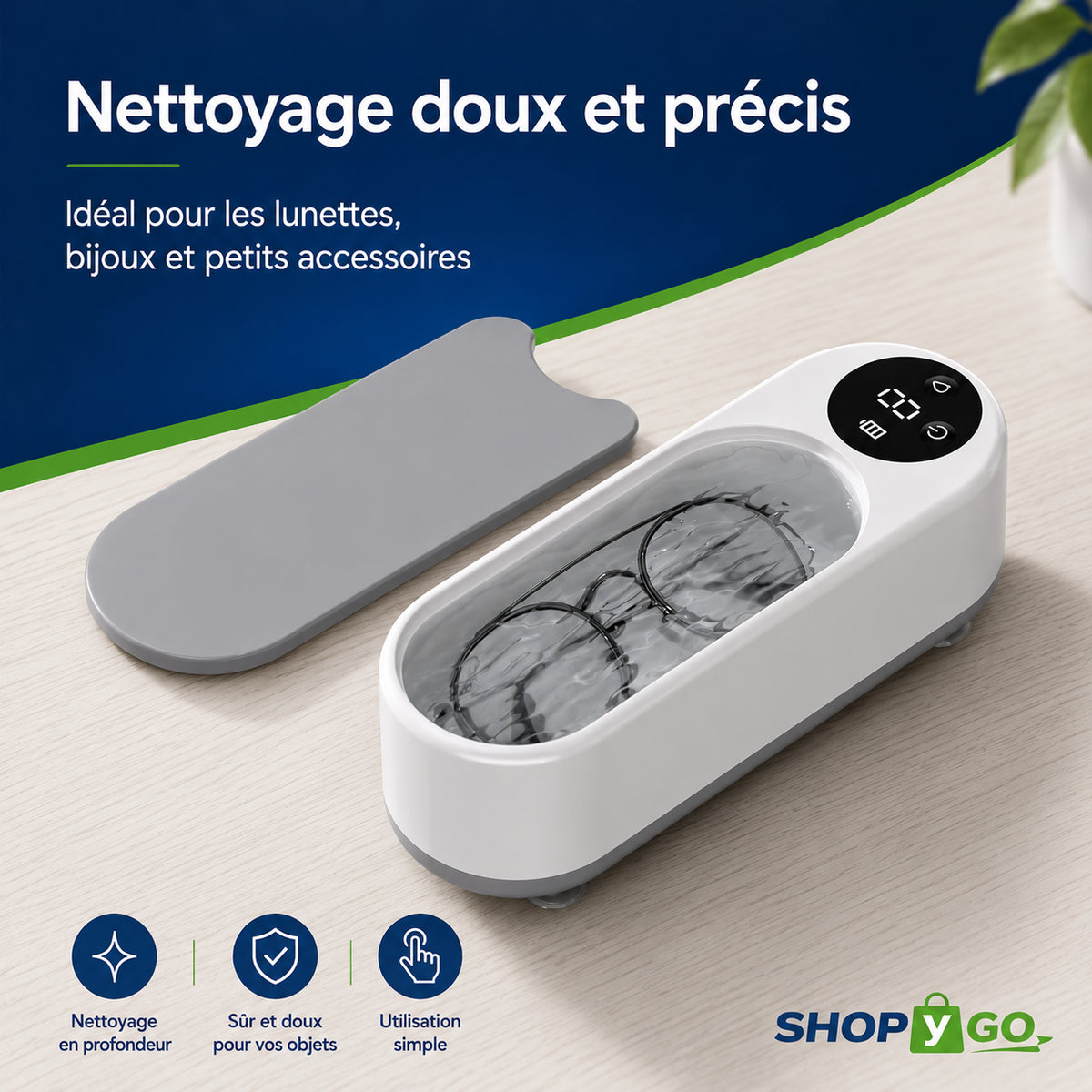 Nettoyeur à Ultrasons 450 ml Bijoux, Lunettes & Petits Accessoires