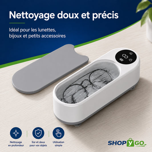 Nettoyeur à Ultrasons 450 ml Bijoux, Lunettes & Petits Accessoires
