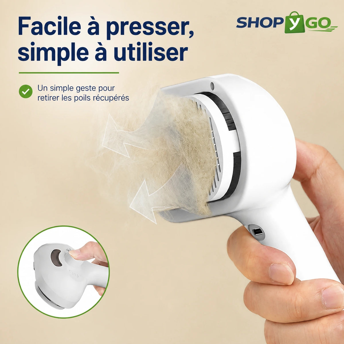 Brosse Brumisateur Rechargeable pour Chiens & Chats – Toilettage & Démêlage