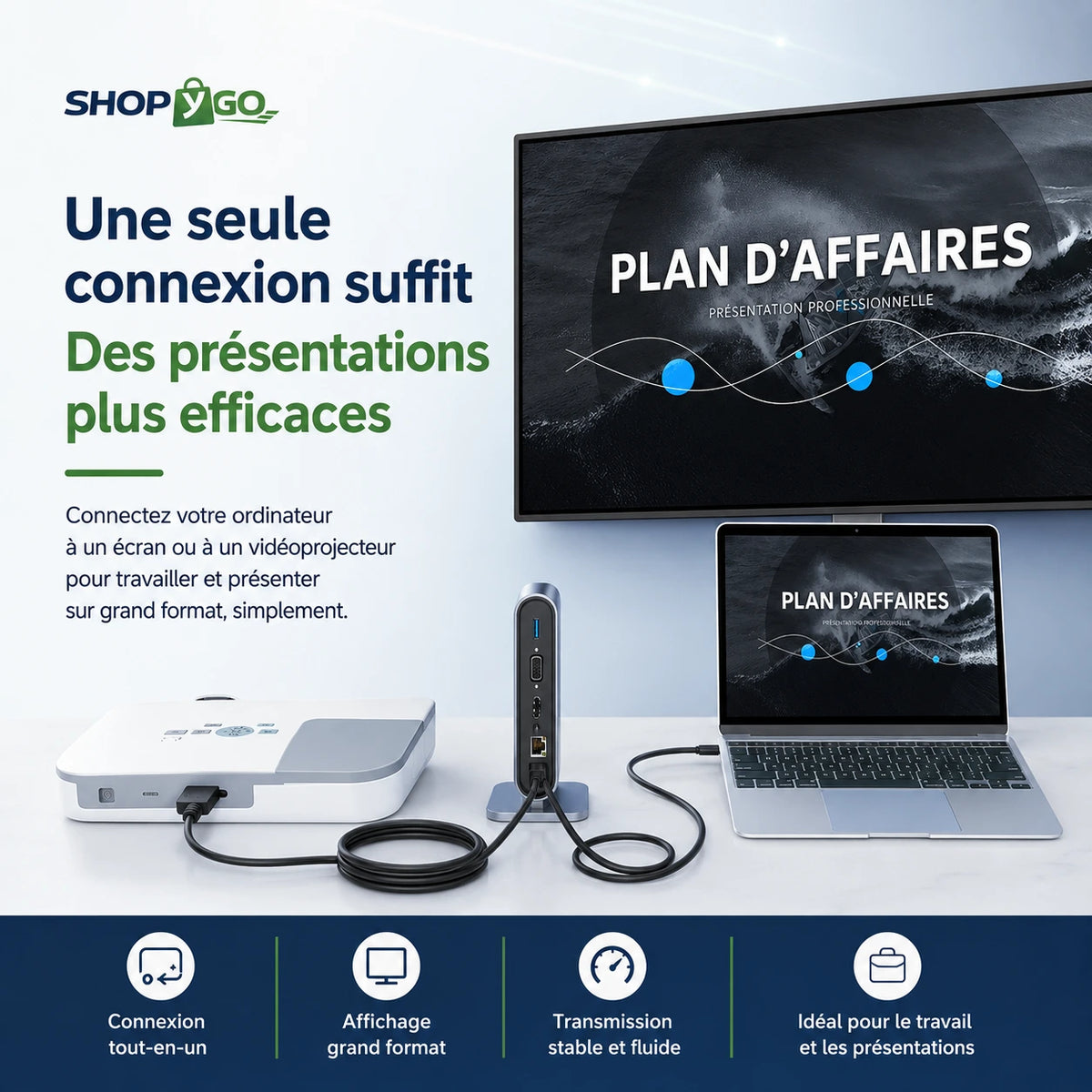 Hub USB-C Multiport – HDMI, USB, PD & Lecteurs de Cartes selon Version